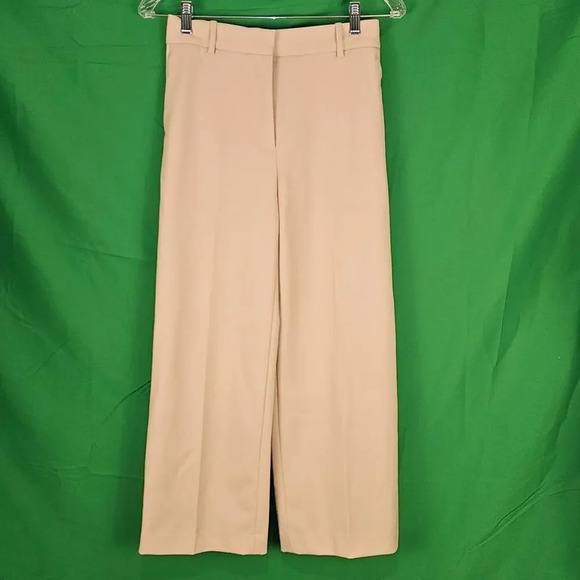 Babaton Aritzia Womens Beige Agency‎ Cropped Pants 2 - Picture 1 of 5